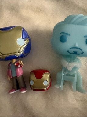 Iron Man and Morgan funko pop